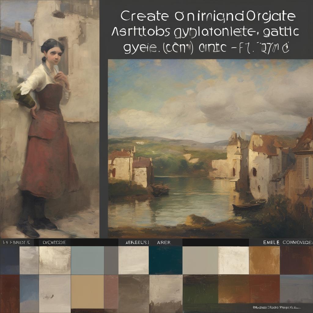 Το στιλ και οι τεχνικές του Émile ANDRÉ